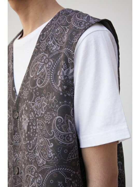 楽天市場】【SALE／50%OFF】AZUL BY MOUSSY PAISLEY PATTERN VEST 