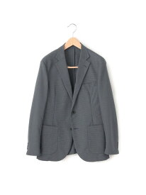 【SALE／21%OFF】MACKINTOSH PHILOSOPHY テーラードジャージージャケット カラミメッシュチェック マッキントッシュ フィロソフィー ジャケット・アウター テーラードジャケット・ブレザー ベージュ ネイビー【RBA_E】【送料無料】