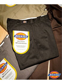 417 EDIFICE 《追加予約》DICKIES 417別注 refine スラックス フォーワンセブン エディフィス パンツ スラックス・ドレスパンツ ブラック グレー ベージュ【先行予約】*【送料無料】