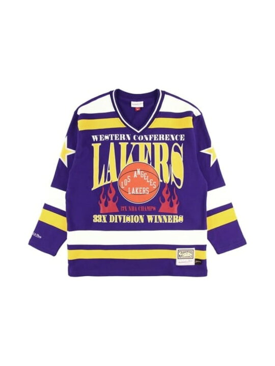 楽天市場】Mitchell & Ness レイカーズ ユニセックス ファッション V 