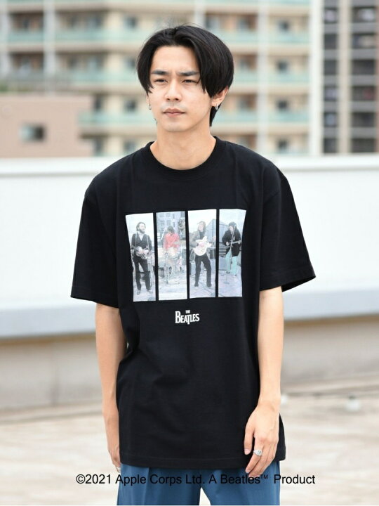 楽天市場 Sale 40 Off Ships Web限定 Ships The Beatles Get Back Tシャツ シップス カットソー Tシャツ ホワイト グレー ブラック Rba E Rakuten Fashion Men