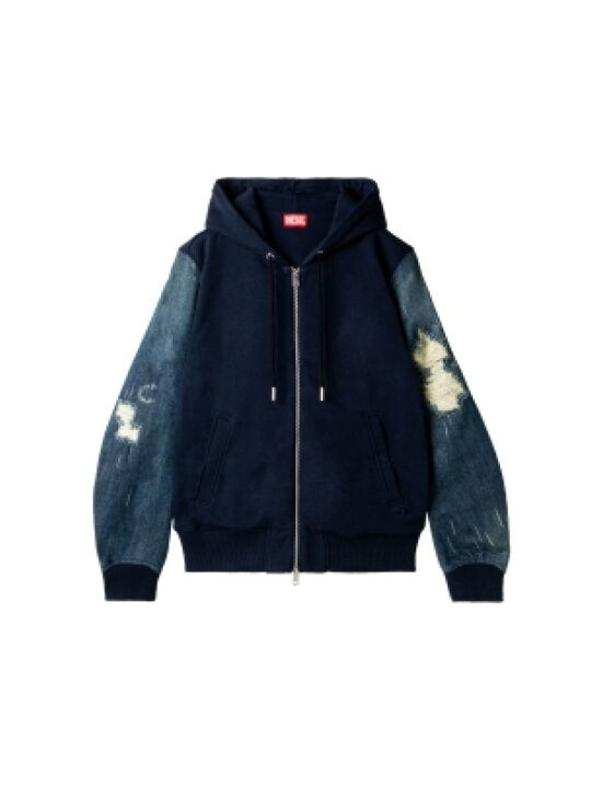 楽天市場】DIESEL メンズ ジャケット パーカー ジップアップ S-MIRR  