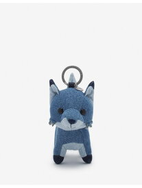 Maison Kitsune Maison Kitsune/(M)DENIM FOX BAG CHARM メゾン キツネ ファッション雑貨 チャーム・キーチェーン ブルー【送料無料】