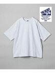 BEAUTY&YOUTH UNITED ARROWS 10oz ヘビー ワイド クルーネック Tシャツ ビューティー＆ユース　ユナイテッドアローズ トップス カットソー・Tシャツ シルバー ホワイト グレー【送料無料】