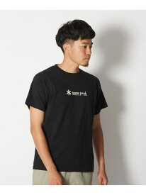 Snow Peak Soft Cotton Logo Short Sleeve T-Shirt スノーピーク トップス カットソー・Tシャツ ブラック ブルー ホワイト【送料無料】