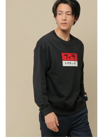 【SALE／50%OFF】ikka FILA ヘリテージ TOKYOトレーナー イッカ トップス スウェット・トレーナー レッド ホワイト ブラック ネイビー【RBA_E】