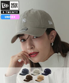 ニューエラ キャップ NEW ERA CAP 9TWENTY ウォッシュドコットン MLB MINI LOGO ミニロゴ 920 メンズ レディース 帽子 NY ニューヨーク ヤンキース ブラック グレー カーキ ペブル おしゃれ 人気 春 夏 秋 冬 大きい 小さい サイズ 国内正規品 定番 STYLISE別注 送料無料