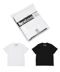 FACETASM ファセッタズム Tシャツ メンズ FACETASM×FRUIT OF THE LOOM PACK BIG TEE (2ペア1セット) ブラック ホワイト SRO-TEE-U12 トップス 半袖 パックTシャツ
