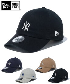 NEW ERA ニューエラ キャップ Casual Classic MLB ミッドロゴ ヤンキース ドジャース ホワイトソックス ブラック ネイビー カーキ ストーン 14109508 14109507 14109526 14109525 14109544 カジュアルクラシック ロゴ サイズ調整 イージースナップ ストラップ