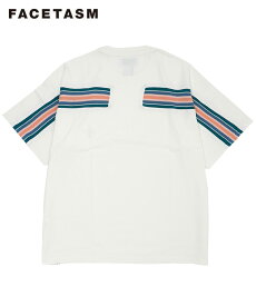 FACETASM ファセッタズム Tシャツ メンズ RIB BIG TEE ホワイト SRO-TEE-U02 トップス プリント 定番 ベーシック 人気 シンプル