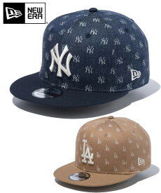 NEW ERA ニューエラ キャップ 9FIFTY MLB Jacquard ヤンキース ドジャース ネイビー カーキ 14109644 14109652 メンズ 帽子 スナップバック ジャカード ベースボールキャップ