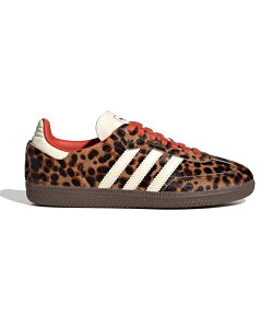 アディダス adidas サンバ SAMBA OG W JI2734 スニーカー レディース コアブラック シューズ プレラブドレッド ポニーヘア ヒョウ柄 レオパード 豹 ローカット 新作 国内正規品 2025AW 靴 くつ ウィメ
