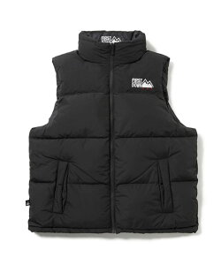 �y40%OFF�N�[�|���Ώۏ��i�zFIRST DOWN �t�@�[�X�g�_�E�� �_�E���x�X�g BUBBLE DOWN VEST MICROFT �o�u���_�E���x�X�g �}�C�N���t�g �u���b�N �z���C�g ���C�g�x�[�W�� �p�[�v�� �[�u�� F942005 �����Y �g
