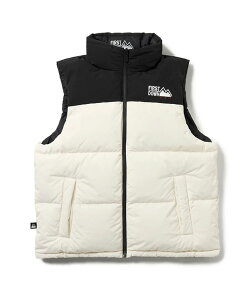 FIRST DOWN �t�@�[�X�g�_�E�� �_�E���x�X�g BUBBLE DOWN VEST MICROFT �o�u���_�E���x�X�g �}�C�N���t�g �u���b�N �z���C�g ���C�g�x�[�W�� �p�[�v�� �[�u�� F942005 �����Y �g�b�v�X �A�E�^�[ ���S ���o