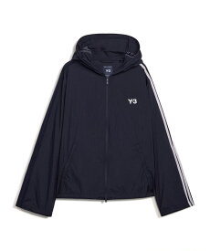 【対象商品10％OFFクーポン】Y-3 ワイスリー メンズ パーカー NYLON WIRED 3 STRIPES TRACK TOP ブラック KF1085 トップス フーディー プルオーバー トラックジャケット ナイロン 長袖 adidas yohji yamamoto ヨウジヤマモト ロゴ レディース ユニセックス
