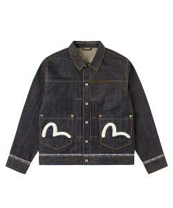 �y�Ώۏ��i10%OFF�N�[�|���zEVISU �G���B�X �G�r�X �����Y �W���P�b�g LOGO SELVEDGE DENIM JKT SEAGULL EMB �C���f�B�S 2ESHTM6DJ1001RXDN �A�E�^�[ �g�b�v�X �f�j���W���P�b�g �N���V�b�N �J���� ���S �����Y
