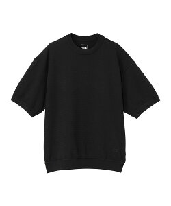 THE NORTH FACE �U�E�m�[�X�t�F�C�X �g�b�v�X T�V���c ���j�Z�b�N�X S/S Ripple Knit Crew NT12644 �V���[�g�X���[�u���b�v���j�b�g�N���[ ���� ���� �R�b�g�� ���S �h�J �����Y ���f�B�[�X �u���b�N ���S
