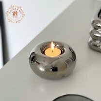 楽天市場】キャンドルホルダー シルバーの通販