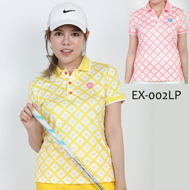 【楽天スーパーSALE10%OFF】【EX-002LP】エクセランオリジナルストレッチポロ　エクセランゴルフ　Excellent Golf ゴルフウェア レディ−ス 春 スポーツウェア レディ−ス ファッション おしゃれ　ポロシャツ　ゴルフポロ　半袖　吸湿　速乾