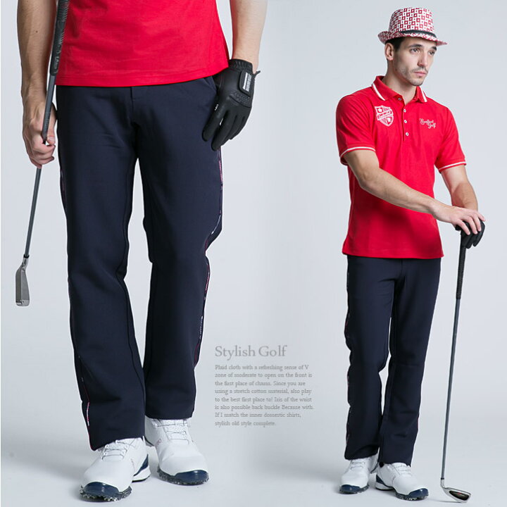 楽天市場 エクセランゴルフ Excellent Golf ゴルフウェア メンズ ゴルフウェア 春 スポーツウェア メンズ ファッション おしゃれ ウェア パンツ ボトム All Season 通年 ストレッチ スタイリッシュゴルフ