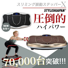 2900円OFFクーポンあり 【STYLISHJAPAN 公式】 振動マシン ダイエット ブルブル スリミング 振動 ステッパー 筋トレ 室内 フィットネス 静音 シェイカー式 USB音楽プレイヤー 搭載 振動速度 99段階 磁石 足つぼ パワフル エックス 【slimingx】 スタイリッシュジャパン