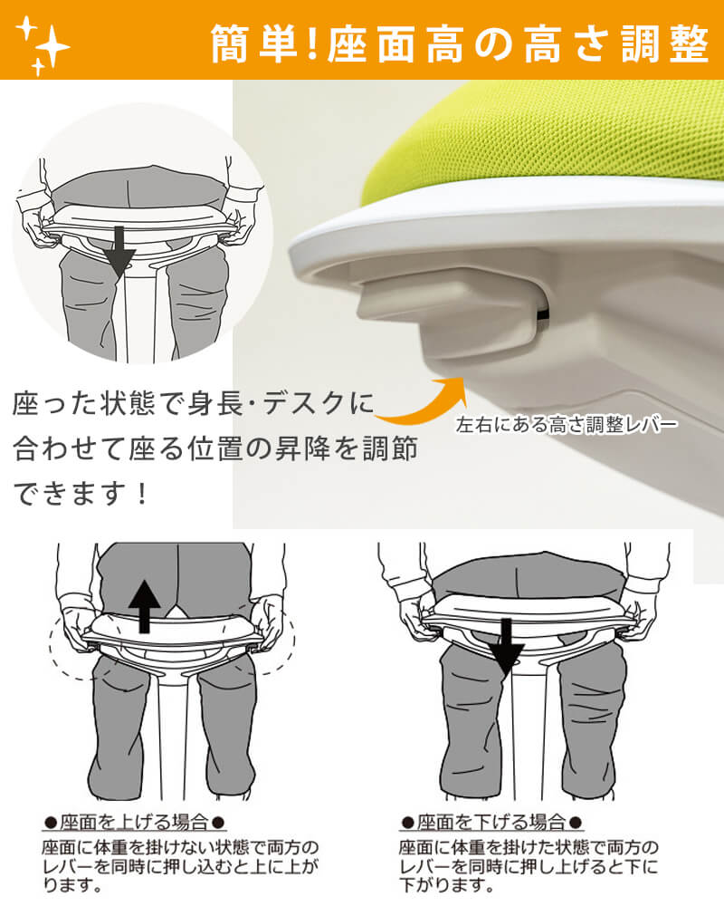 楽天市場】スタンディングチェア バランスチェア 椅子 腰痛 スツール