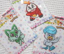 ≪ポケットモンスター≫シールワッペンシールでもアイロンでもどちらでも接着OK！入園入学/ポケモン/POCKET MONSTERS/ニャオハ/ホゲータ/クワッス/アップリケ/ワッペンシール/シール＆アイロン接着/