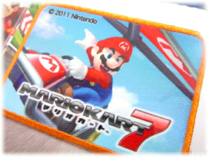 楽天市場 Super Mario スーパーマリオワッペン アップリケ Mariokart7 全8種 アットホビー スタイリストゴトウ