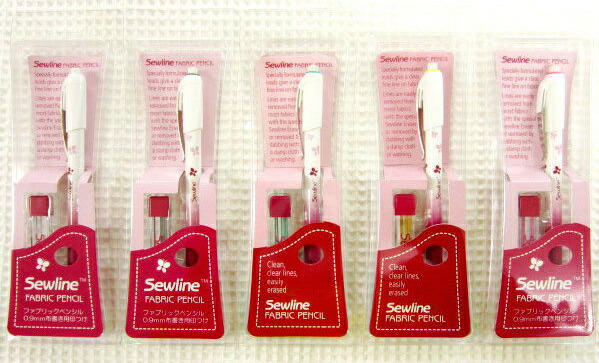 Sewline 最大86%OFFクーポン シャープペンシル0.9mmソーラインファブリックシリーズ布書き用印つけ [再販ご予約限定送料無料] 替え芯セット KARISMA カリスマ