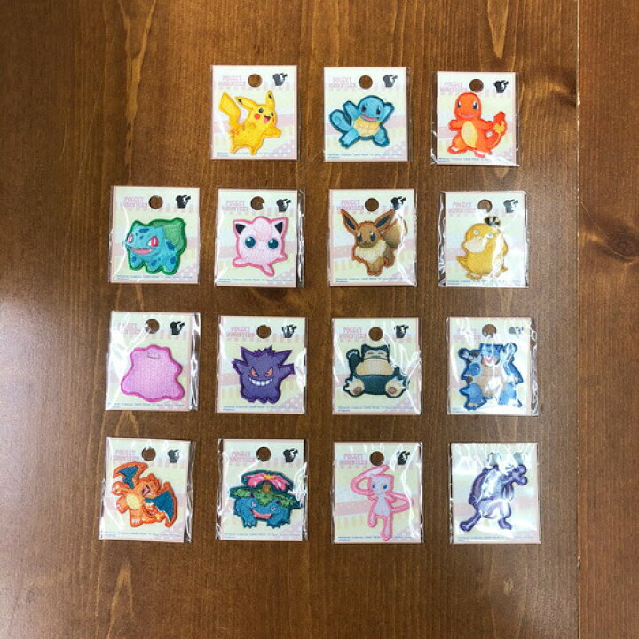 楽天市場 シール アイロン接着ミニワッペン ポケットモンスター ワッペン ピカチュウ ゼニガメ ヒトカゲ フシギダネ プリン イーブイ コダック メタモン ゲンガー カピゴン カメックス リザードン フシギバナ ミュウ ミュウツー ポケモン N アットホビー