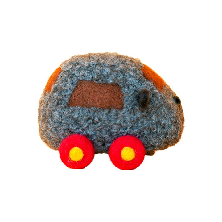 楽天市場 Pui Pui モルカーキット ニードルフェルトで作るpui Pui モルカー こげ茶色のもこもこモルカー テディ のキット アクレーヌ使用 羊毛フェルト 夏休み宿題プイプイモルカー アビー テディ チョコも追加 アットホビー スタイリストゴトウ
