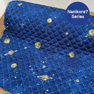 Nanikore? シリーズキルティング生地/お勉強がテーマ/星座の名前いくつ知ってるかな/CONSTELLATION/星座宇宙/入園入学/N25