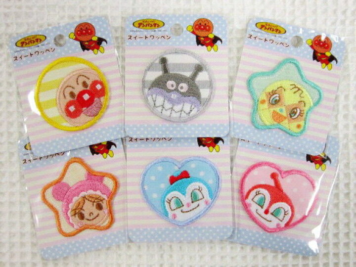 楽天市場】≪それいけ！アンパンマン≫【スイートワッペン】アイロン  