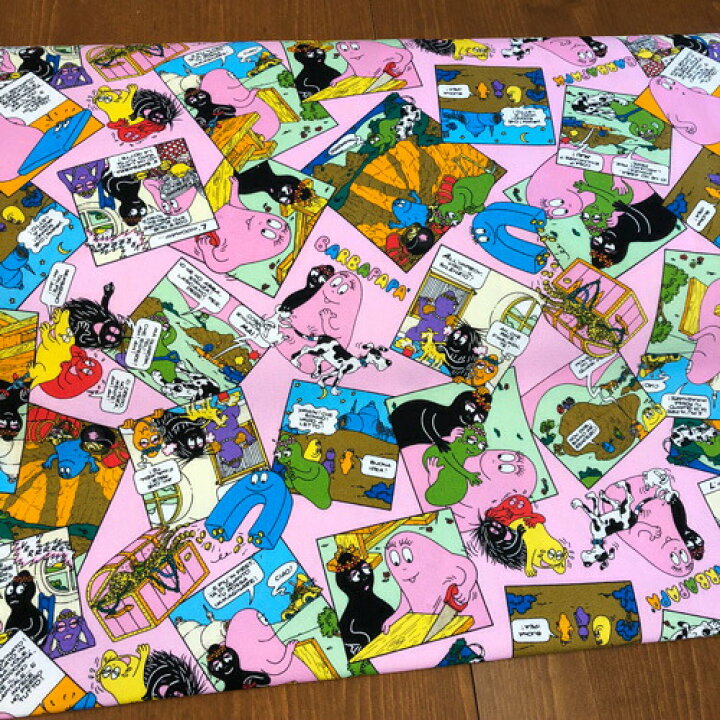 楽天市場 オックスキャラクター生地 バーバパパ 総柄の生地 オックス生地 男の子 女の子 入園入学 スモック レッスンバッグ シューズバッグ 巾着袋 バーバママ バーバベル バーバララ バーバピカリ バーバズー バーバブラボー バーバリブ バーバモジャ Babapapa N