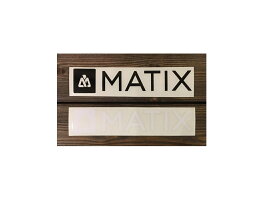 カッティングステッカー マティックスMATIX STICKER ブラック/ホワイト/文字だけ残るタイプです。