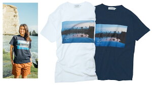 �y���ʉ��i�z�t�H�g�v�����gT�V���c �t�H�[�G�o�[FEVR BLUE PALM TEE F296FOREVER EXPERIENCE VIA RESEARCH SURF5500