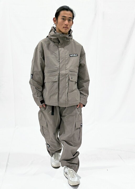 楽天市場】ワイドカーゴパンツ リパブリック HUNTER CARGO PANTS 