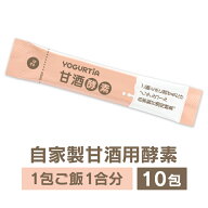 甘酒酵素10包 　甘酒　自家製甘酒　酵素　種菌　ヨーグルティア　手づくり　健康　美容