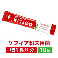 KF13種菌10包 　ケフィア　ケフィア種菌　種菌　乳酸菌　酵母　ヨーグルト　手作り　ヨーグルティア　ヨ…