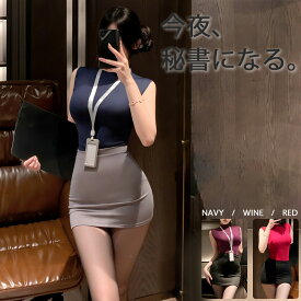秘書 コスプレ OL コスチューム セクシー 過激 レディース トップス スカート セット 大人 夜用 タイト 仮装 ストッキング付