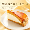 至福のカスタードケーキ 68g×4個 冷凍スイーツ 濃厚カスタード カラメル キャラメルクランチ ご褒美スイーツ ギフト