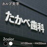 【限定クーポン配布中】立体カルプ文字 1文字〜販売 カルプ文字 切文字文字 厚さ2cm/3cm チャンネル文字 …