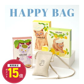 お菓子 【期間限定ポイント15倍 送料無料　ネコシェフ ハッピーバッグ2026】 ネコシェフ 退職 お礼 お菓子 小分け 焼き菓子 スイーツ ギフト プレゼント お祝い パーティー フィナンシェ クッキー ポーチ