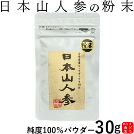 日本山人参(ヒュウガトウキ)100％純粋パウダー30g★宮崎県産 日本山人参100％の粉末です。メール便にて送料無料！ノンカフェイン【日向当帰/日本山ニンジン　パウダー/日本山人参　粉末/ヒュウガトウキ　粉末/日本山人参　通販/日本山人参　販売】宮崎・すどう農園