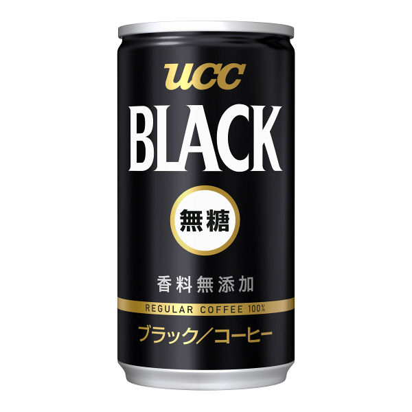 最安値に挑戦！ 2ケースで送料無料UCC BLACK 無糖缶コーヒー  185gどーんと60缶(30缶×2)セットブラック ドリンク