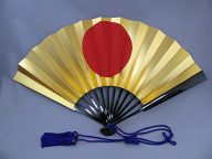軍扇 尺一寸金銀日の丸 お祭り 武将 扇子 日本国旗 ジャパン イベント 記念品 贈答品 海外土産 土産 プレ…