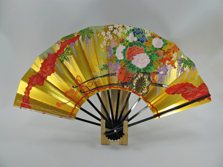 楽天市場】飾扇 花車/桜 (9.5寸) 飾扇子 飾り扇子 記念品 贈答品 海外 