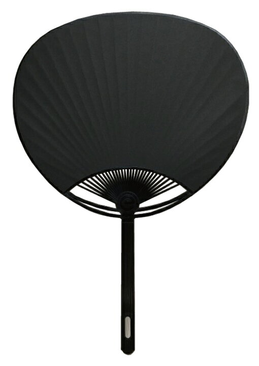 楽天市場】カラーうちわ 無地 団扇 黒 ブラック 赤 レッド オレンジ  