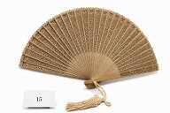 白檀 扇子-15（約20センチ）女性用 婦人用 記念品 贈答品 海外土産 土産 プレゼント 誕生日ギフト 末廣 …