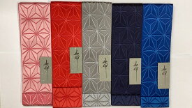 柄付き帯　麻の葉